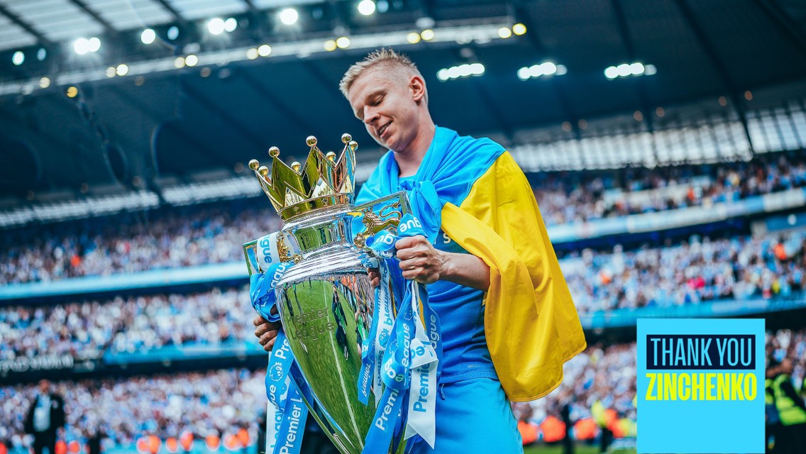 The best images from Oleksandr Zinchenko's City career...