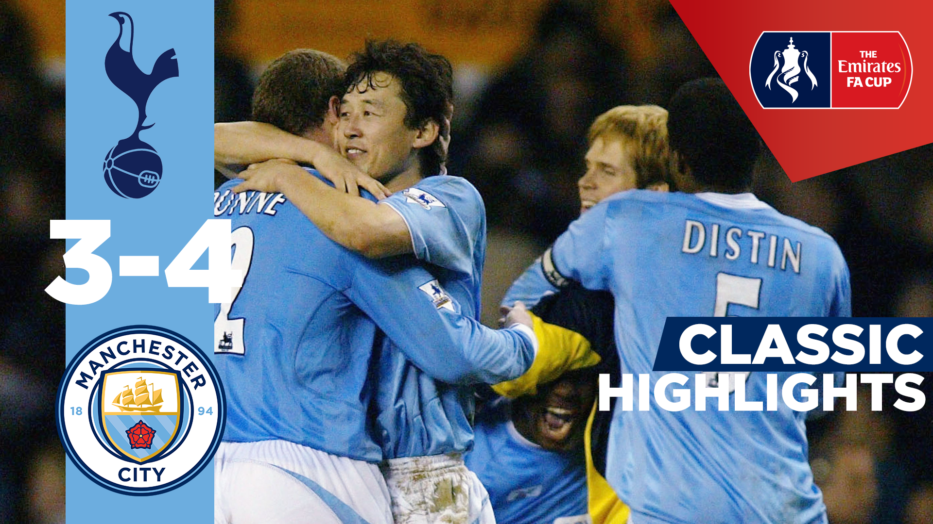  Classic highlights: Spurs 3-4 City 2004