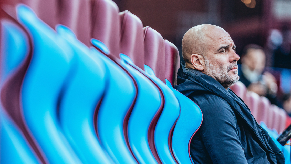 THE BOSS: In the dugout.