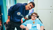 City players and CITC visit the Royal Manchester Children's Hospital