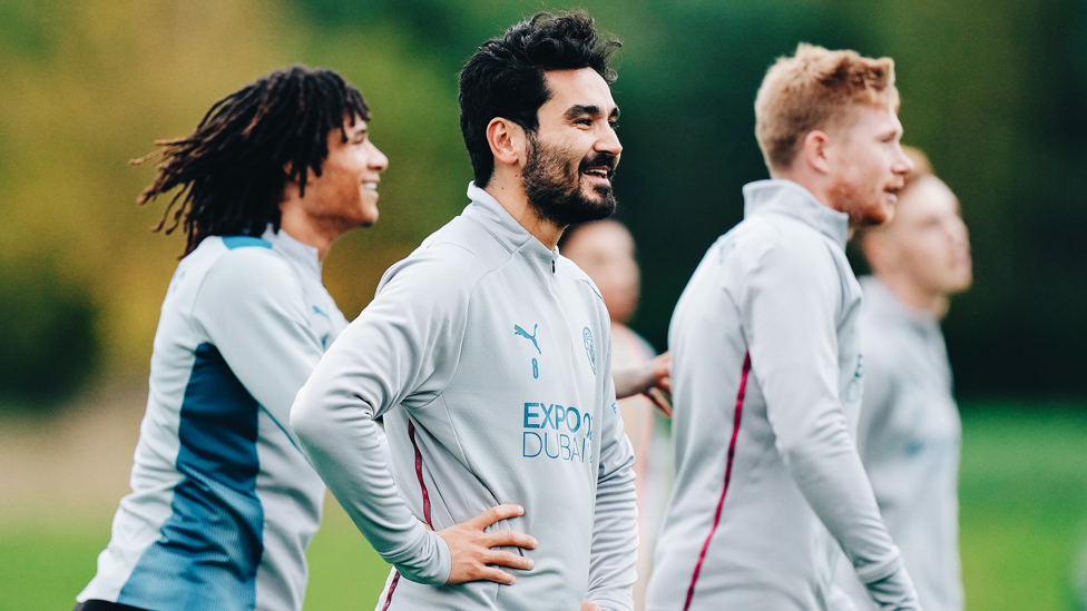 GERMAN EFFICIENCY : Ilkay Gundogan says he's been very impressed with City's squad depth and flexibility