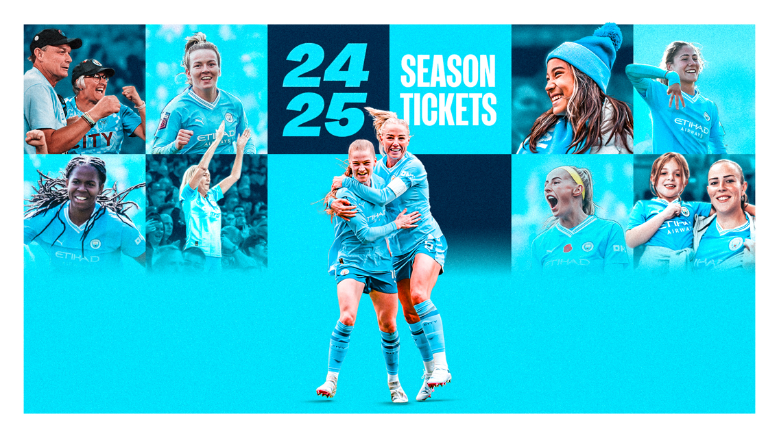 Manchester City Women's 2024/25 season tickets on sale now!