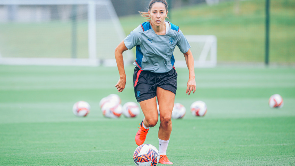 GOOD TO BE BACK : The midfielder has already plied her trade in England, clinching the Women’s FA Cup and Women’s League Cup with Arsenal