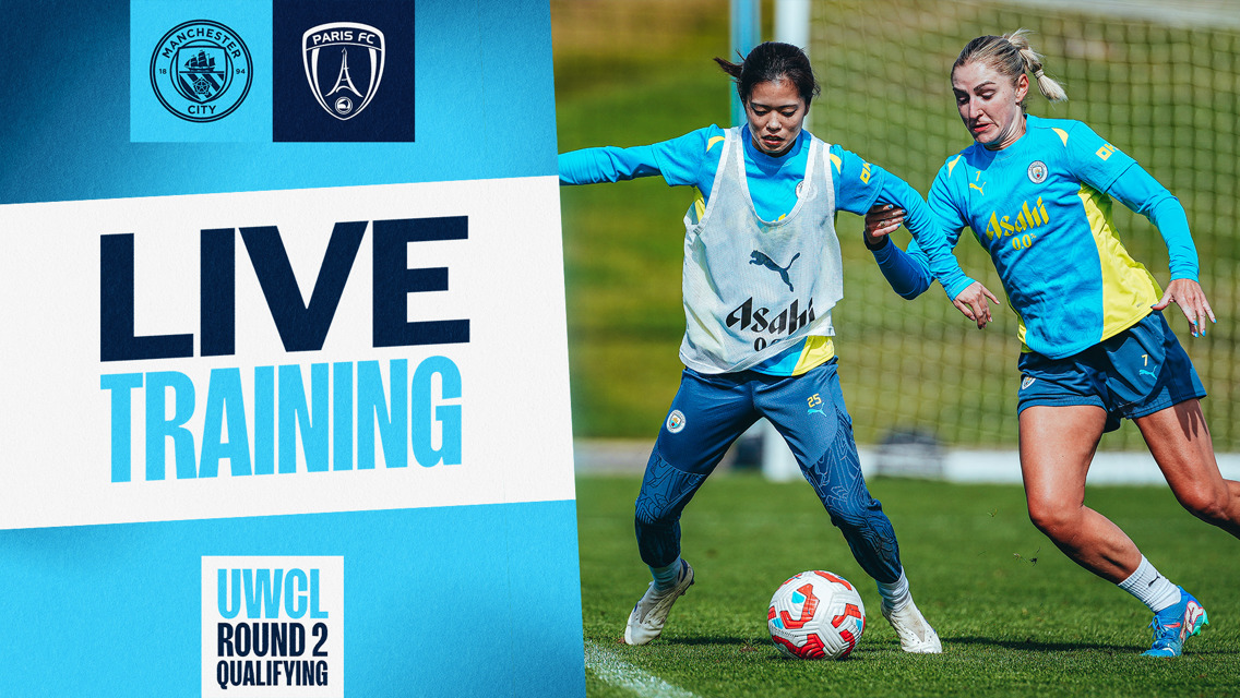 Open Training: City prepare to welcome Paris FC for UWCL Round Two qualifer