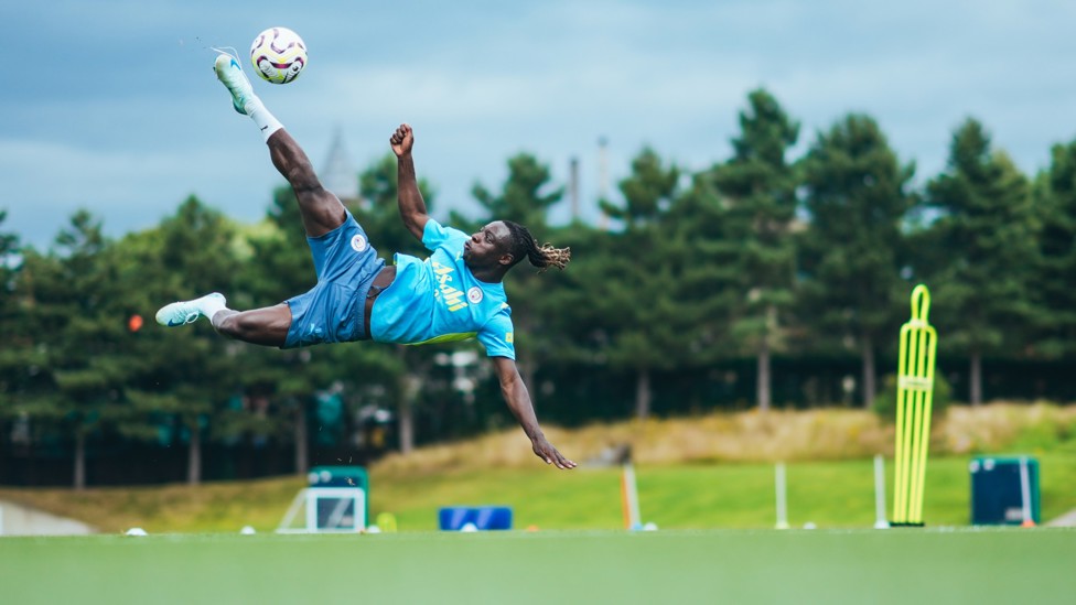 DIVING DOKU : Our flying winger prepares for the start of the 2024/25 campaign.