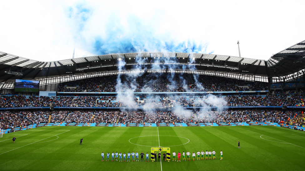 WELCOME HOME : After a long 18 months, it is amazing to see the Etihad full again!