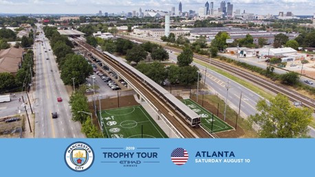 STATESIDE: The Manchester City trophy tour will visit Atlanta in August 2019.