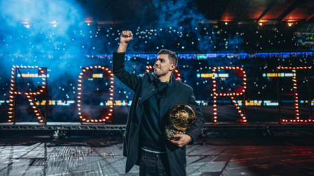 Ballon d’Or winner Rodri given a spectacular welcome home