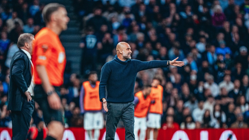 PEP TALK  : The boss issues instructions.