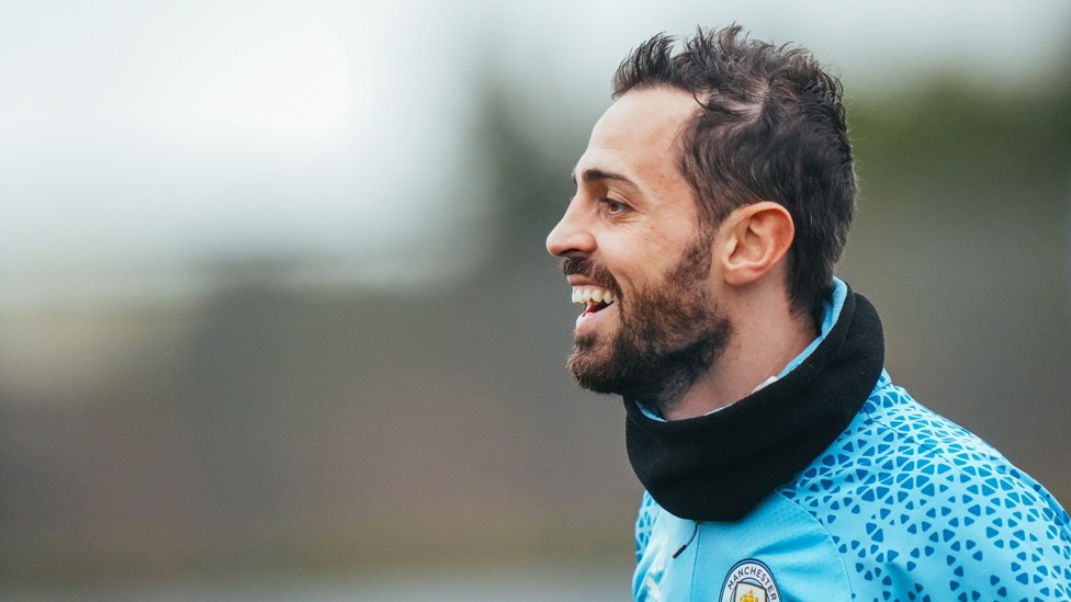 HAPPY MAN : Bernardo Silva is all smiles