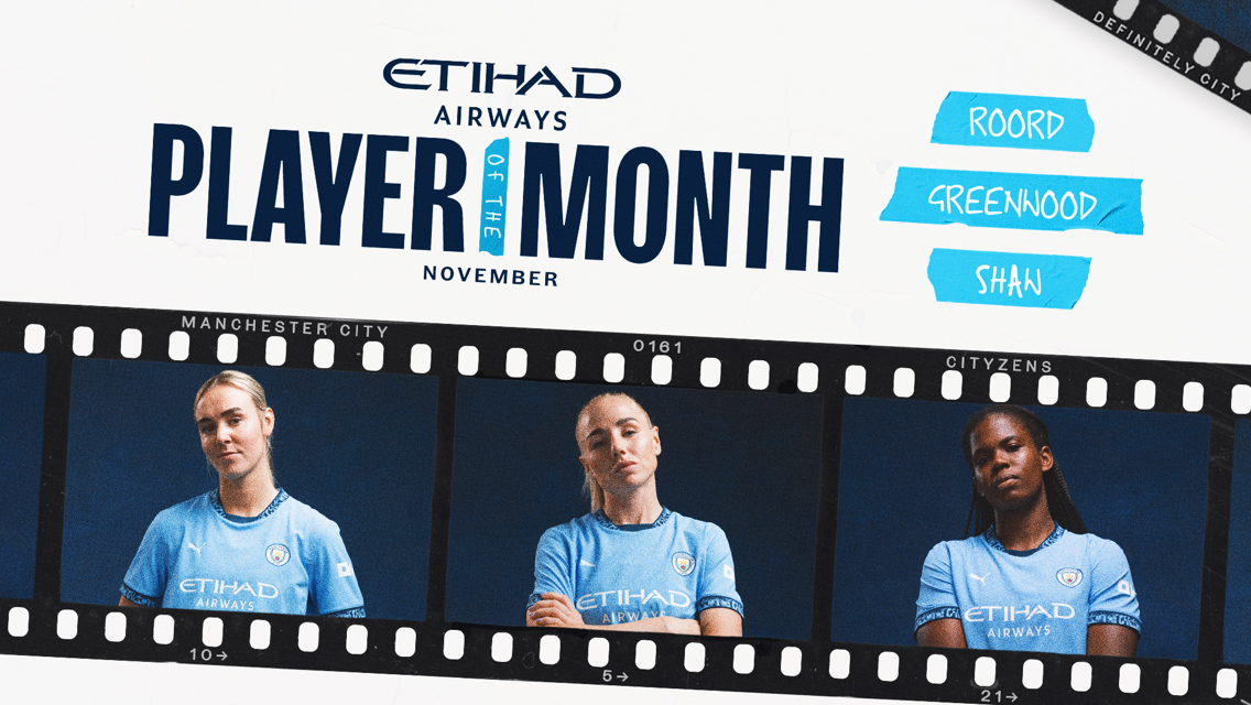 Choose your November Etihad Women's Player of the Month