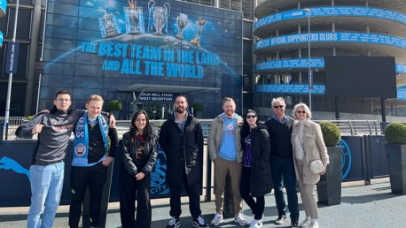 OSC winners enjoy dream trip to Etihad clash