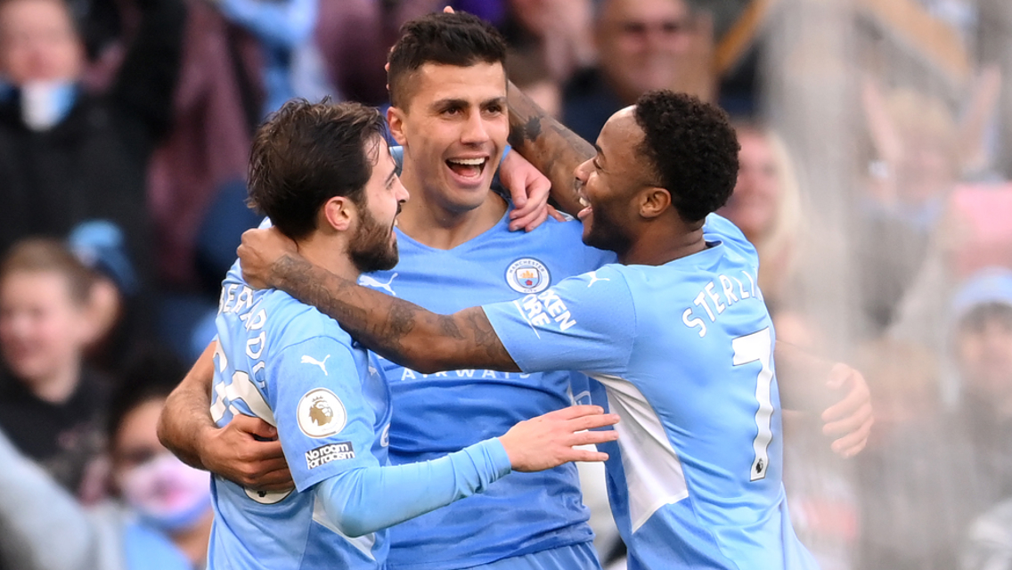 Sterling and Rodri strikes make GOTM shortlist