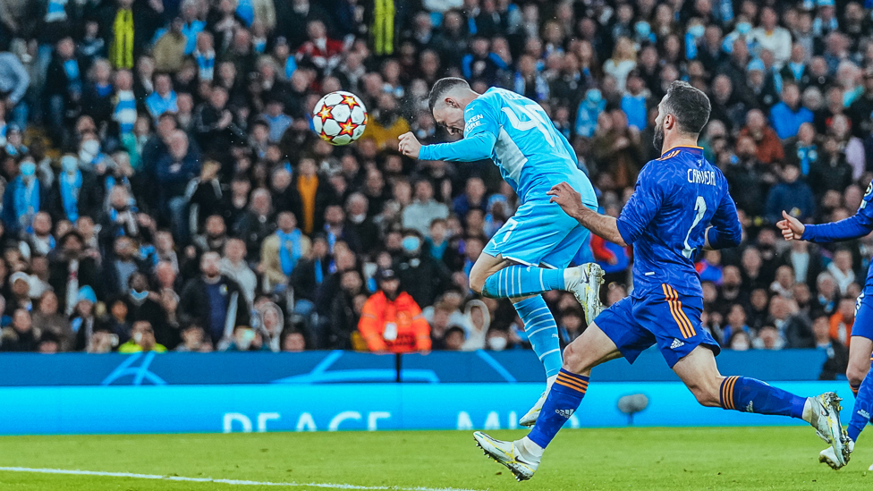 FABULOUS PHIL : Foden restores our two goal advantage with a great header!