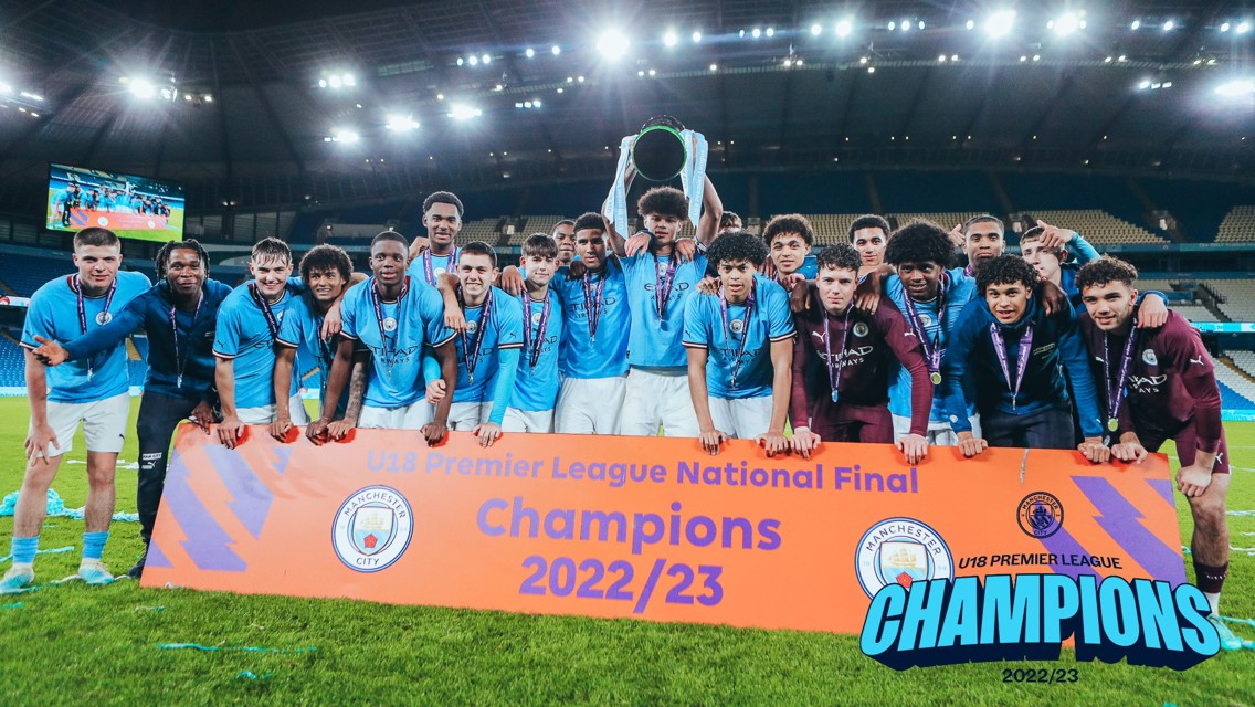 Watch City lift the Premier League Under-18 National trophy!