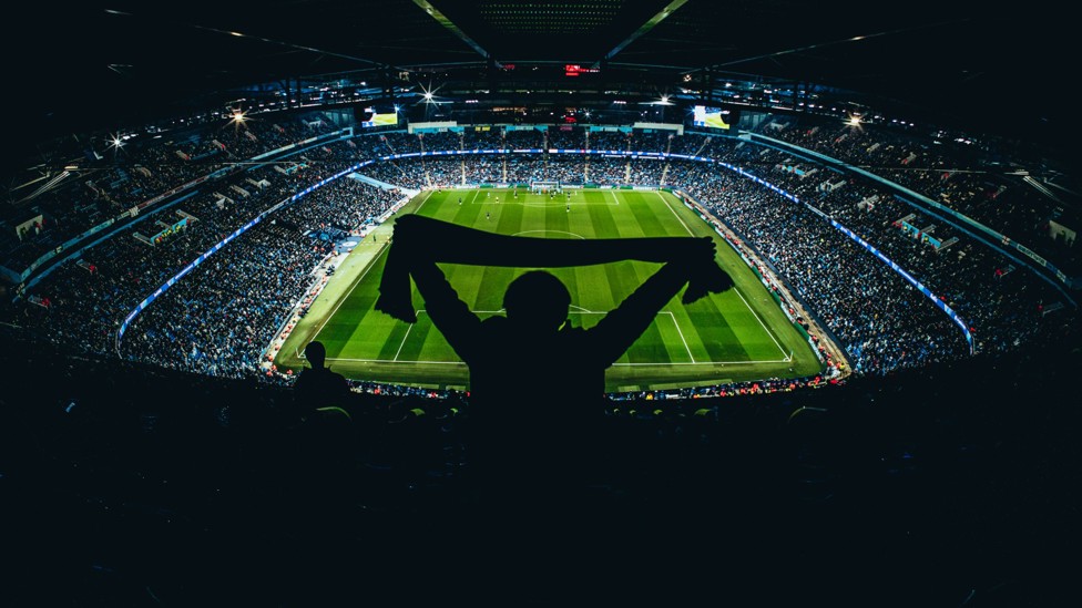 FAN FERVOUR : Supporters enjoy the atmosphere pre-match against Feyenoord.