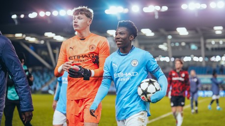 McAidoo’s second half hat-trick helps City Under-19s overcome Feyenoord