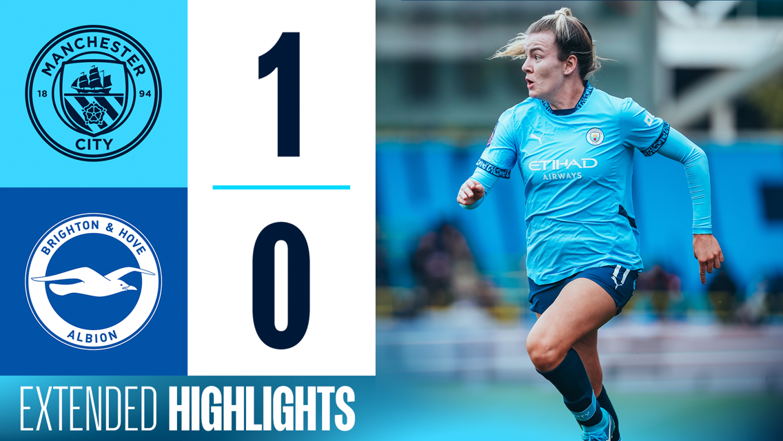 Extended highlights: City 1-0 Brighton 