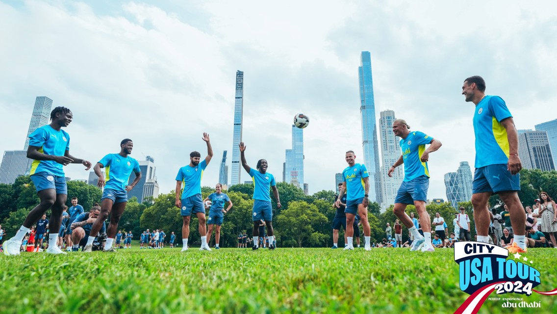 US Tour: Training in Central Park