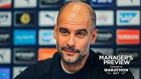 PRE-MATCH: Pep Guardiola addresses the media ahead of City's game against Everton.