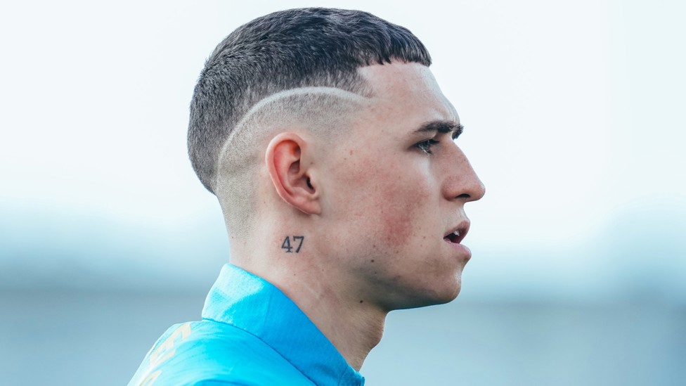 Cut above : Phil Foden looking sharp