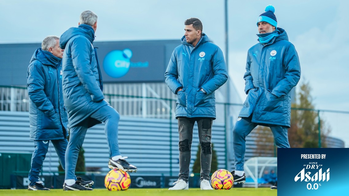 Training: Rodri returns as we count down to Spurs