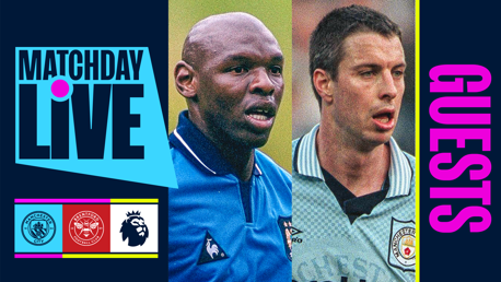 City v Brentford: Goater and Symons our Matchday Live guests