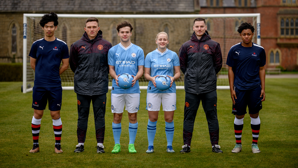 City and Rossall unveil new partnership to launch football programme for boys and girls aged 11-19