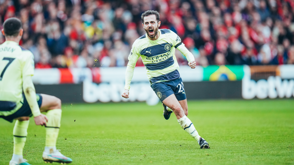 ROAR: Bernardo enjoyed that one!