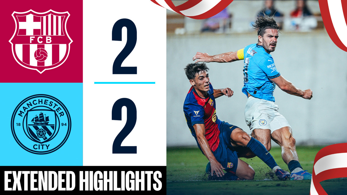 Barcelona 2-2 City (4-1p): USA Tour 2024 extended highlights