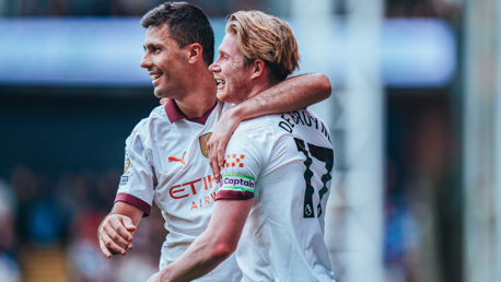 ALL SMILES: KDB enjoyed making it 4-1!