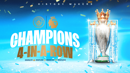 Empat beruntun: City adalah juara Premier League 2023/24