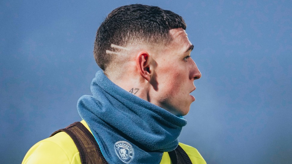 ONE OF OUR OWN : Phil Foden focuses.