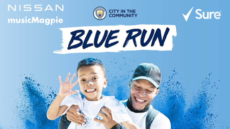 City players face the Blue Run challenge!
