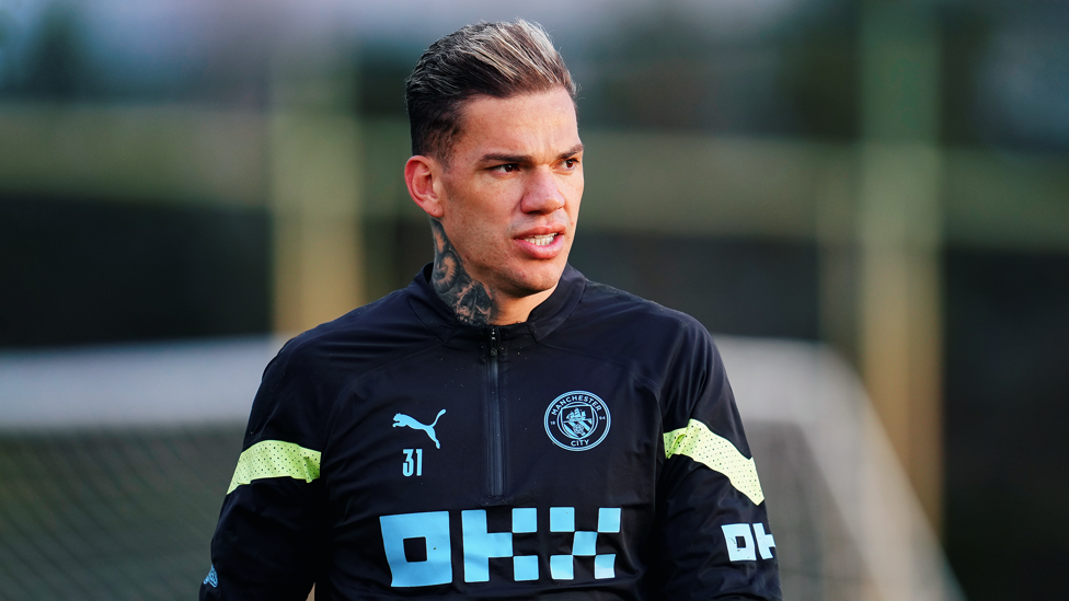 SAFE HANDS  : Ederson keeps his focus 