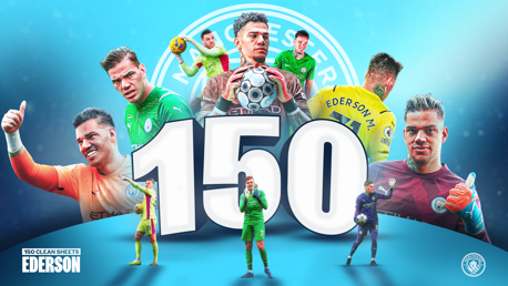 Ederson reaches 150 City clean sheets across all competitions