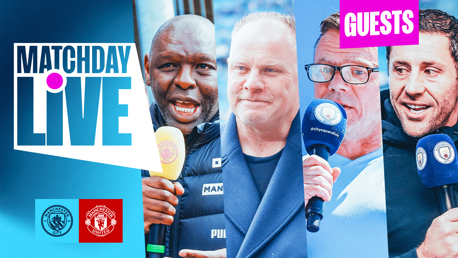 Matchday Live: Four City favourites on panel for Community Shield