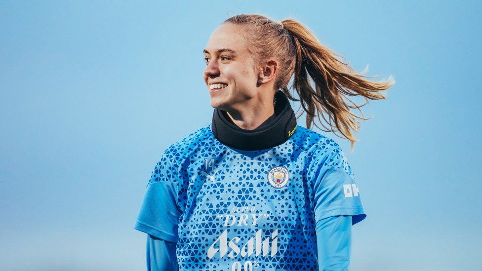 ALL SMILES : Esme Morgan in training