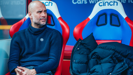 THE BOSS: In the dugout.