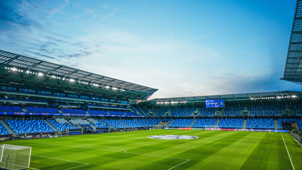 AWAY DAY : Stadium Tehelne Pole ready to welcome City.