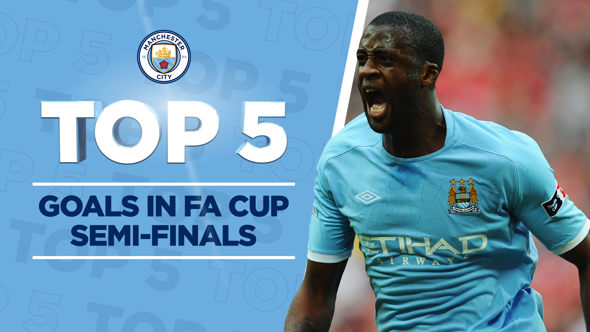  Watch: City's top five FA Cup semi-final goals