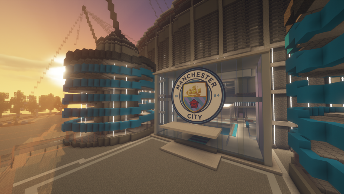 Soccer City's virtual Etihad - Minecraft style!