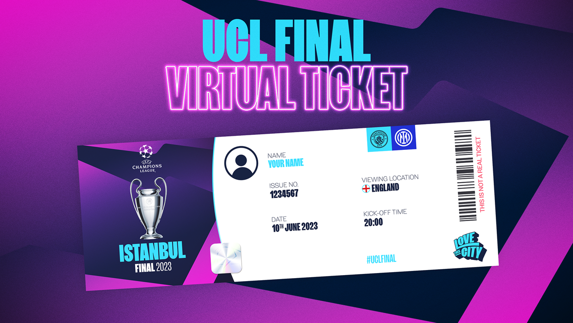 Claim your virtual ticket for the Champions League Final!