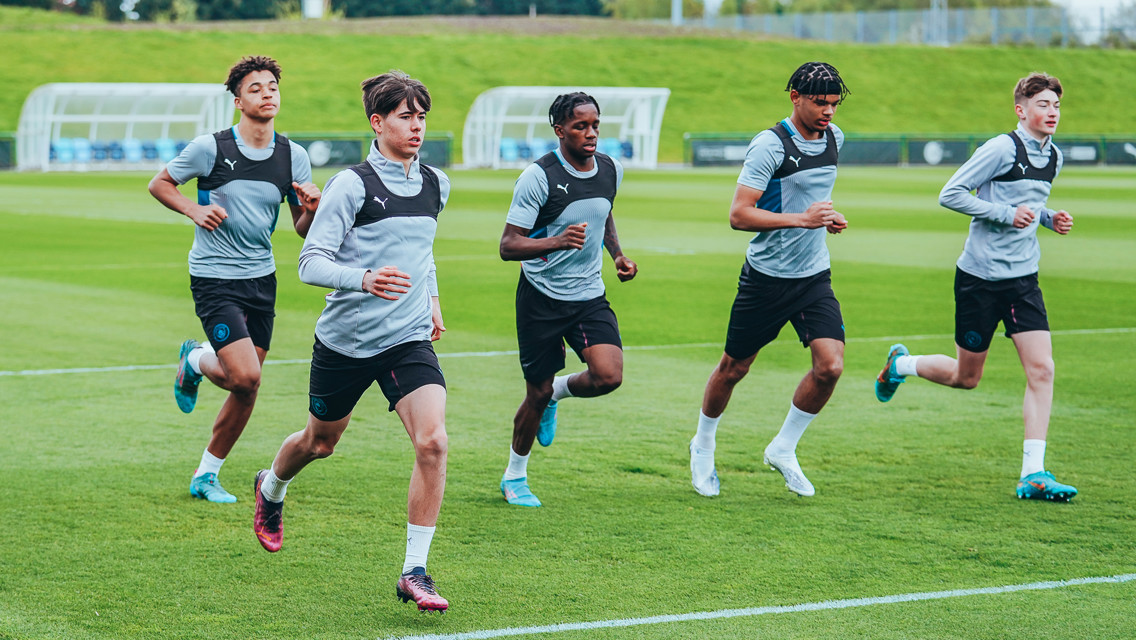 U18s training: Champions fired up for final home clash