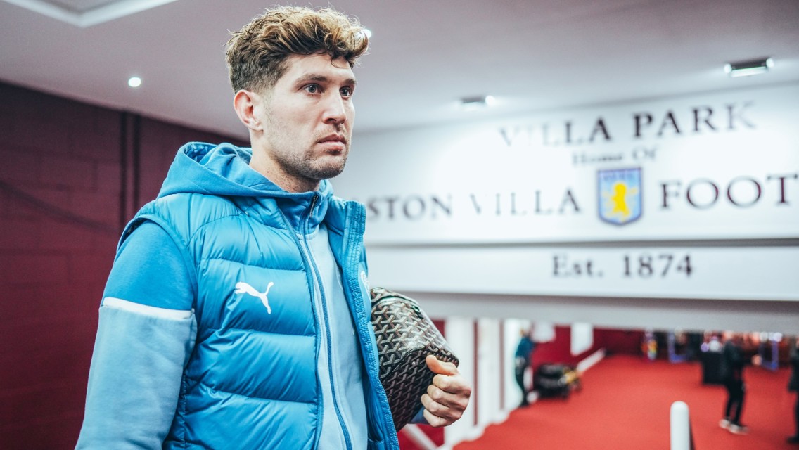 Two changes for Villa game with Stones back in starting line-up