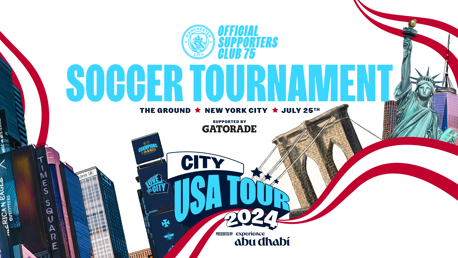 New York soccer tournament to celebrate City's preseason US tour