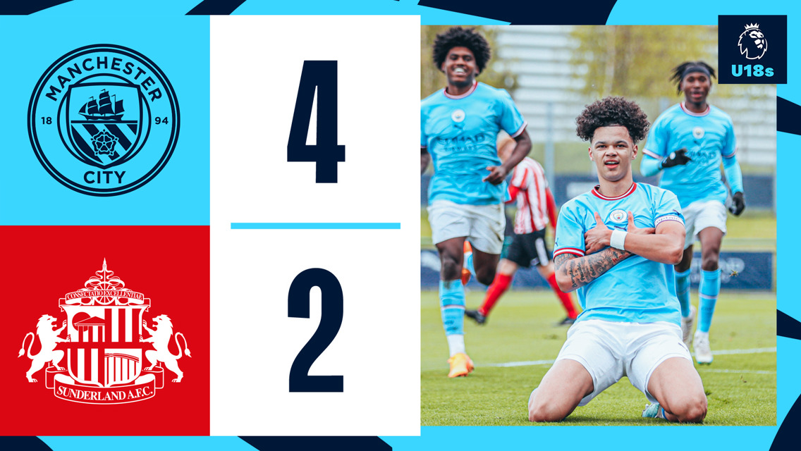 City U18s 4 - 2 Sunderland: Highlights