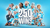 City record 250th professional win