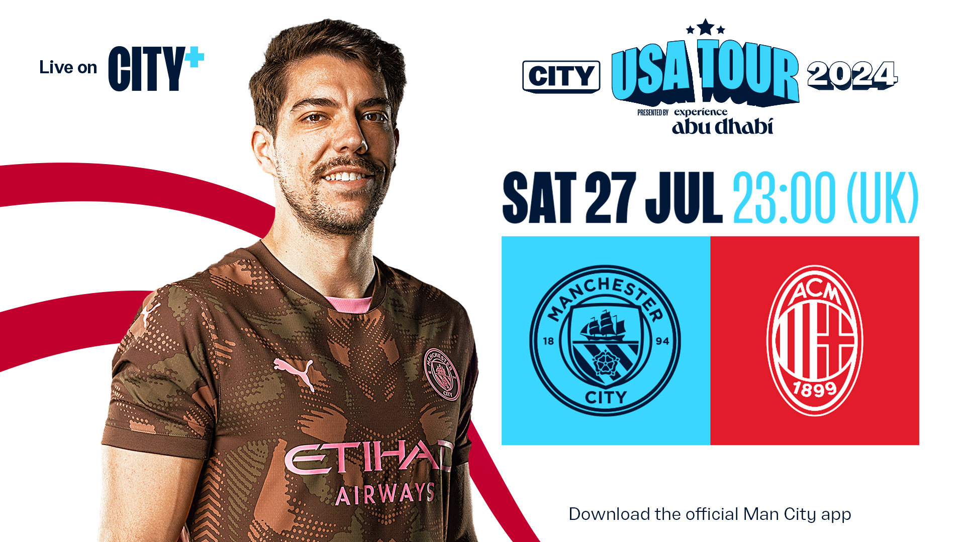 SATURDAY 27 JULY City v AC Milan, USA Tour 2024/25