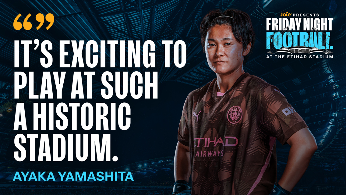 Yamashita relishing chance to play at the Etihad